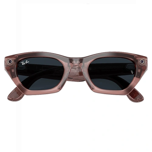 Умные Очки Ray-Ban Meta Zena Gen 3, Polished Milky Pink Blush, Clear/Grey Transitions, Размер M