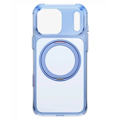 Чехол iPhone 18 Pro Max/17 Pro Max Uniq Swivix with 360-Rotating stand MagSafe, голубой