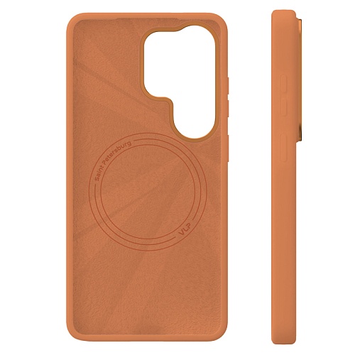 Чехол Samsung Galaxy S26 Ultra VLP Aster Pro Case с MagSafe, оранжевый