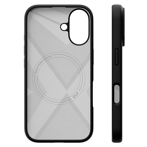Чехол iPhone 16 vlp Aster Case С MagSafe, черный