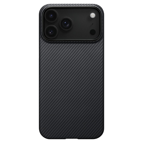 Чехол iPhone 17 Pro Pitaka Ultra-Slim Case, черный/серый