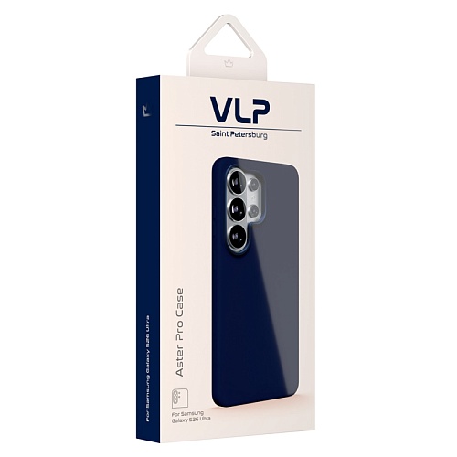 Чехол Samsung Galaxy S26 Ultra VLP Aster Pro Case с MagSafe, темно-синий