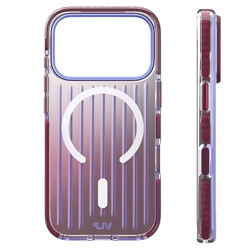 Чехол iPhone 18 Pro/17 Pro VLP Pulse Case с MagSafe, бургунди
