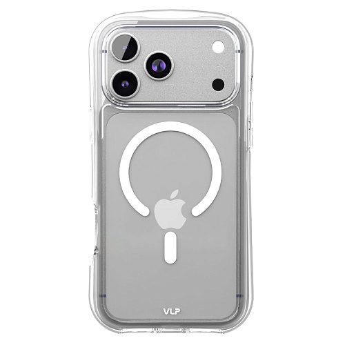 Чехол iPhone 17 Pro Max VLP Bubble Case с MagSafe, белый