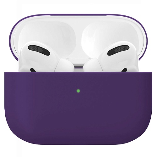 Чехол силиконовый "vlp" Soft Touch, для AirPods Pro, тёмно-фиолетовый