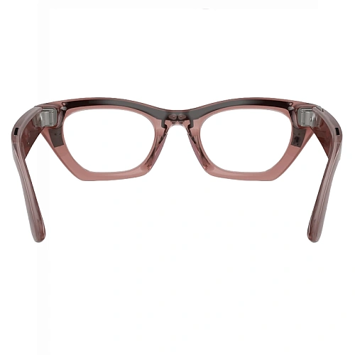 Умные Очки Ray-Ban Meta Zena Gen 3, Polished Milky Pink Blush, Clear/Grey Transitions, Размер M