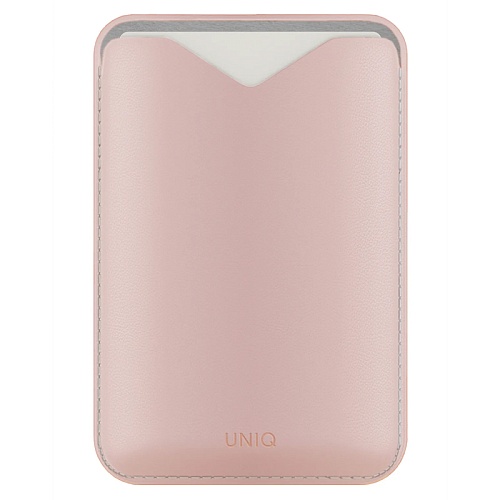Картхолдер Uniq Lyden EVO Magnetic cardholder with Stand, розовый