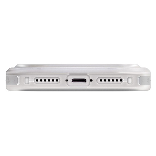 Чехол iPhone 17 Pro Max Uniq Combat Active Frost MagSafe, прозрачный/лаймовый