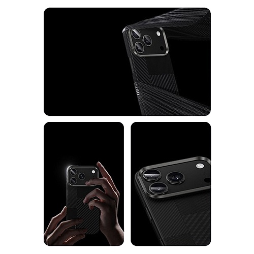 Чехол iPhone 17 Pro Max Benks Montage ArmorAir Case built with Kevlar, черный