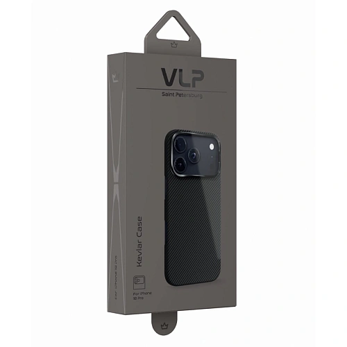 Чехол iPhone 18 Pro/17 Pro VLP Kevlar Case с MagSafe, черный