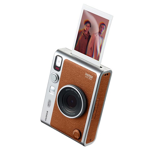Фотопринтер Fujifilm Instax Mini Evo, коричневый