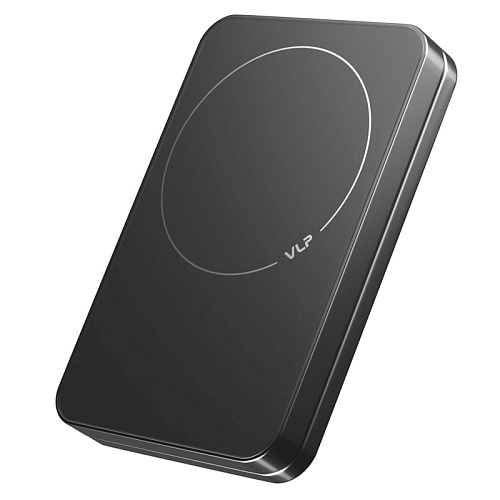 Внешний Аккумулятор VLP Diamond Energy Pro MagSafe, Qi2, 5000mAh, USB-C, черный