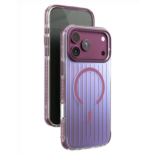 Чехол iPhone 18 Pro Max/17 Pro Max VLP Pulse Case с MagSafe, бургунди