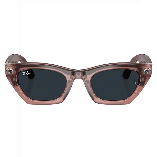 Умные Очки Ray-Ban Meta Zena Gen 3, Polished Milky Pink Blush, Clear/Grey Transitions, Размер M