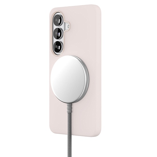 Чехол Samsung Galaxy S26 VLP Aster Pro Case с MagSafe, розовый