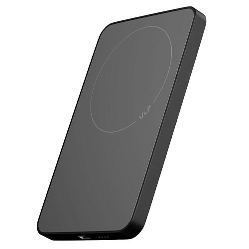 Аккумулятор Внешний vlp Diamond Energy MagSafe, Qi2, 5000 mAh, 3A, USB-C, черный титан