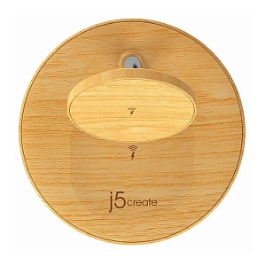 картинка Беспроводная зарядная станция Wood (2в1), 15W, дерево