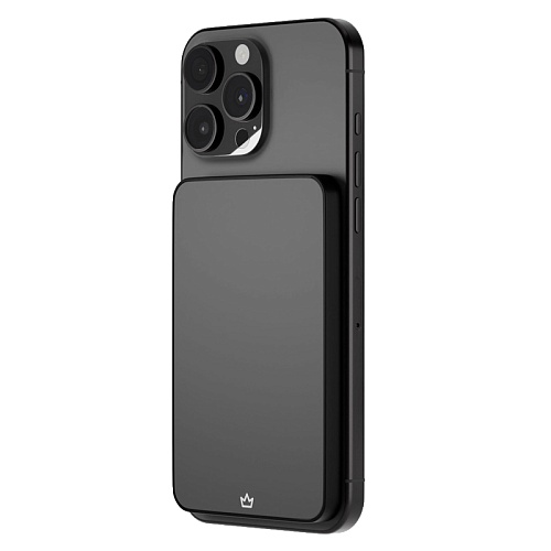 Аккумулятор Внешний vlp Diamond Energy MagSafe, Qi2, 5000 mAh, 3A, USB-C, черный титан