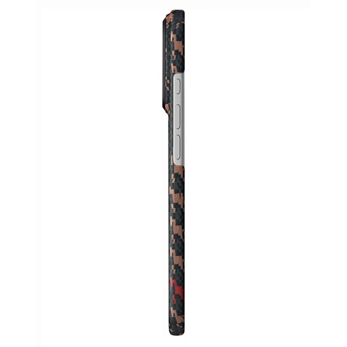 Чехол iPhone 17 Pro Max Pitaka Ultra-Slim Case Happiness Rides, черный