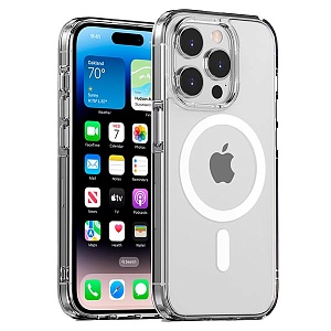 картинка Чехол iPhone 16 Pro Max Gurdini Alba Series Protective with Magsafe Clear