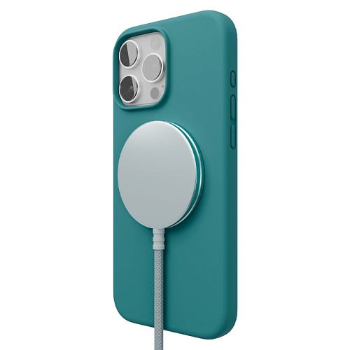 Чехол iPhone 16 Pro Max vlp Aster Case С MagSafe, зеленый