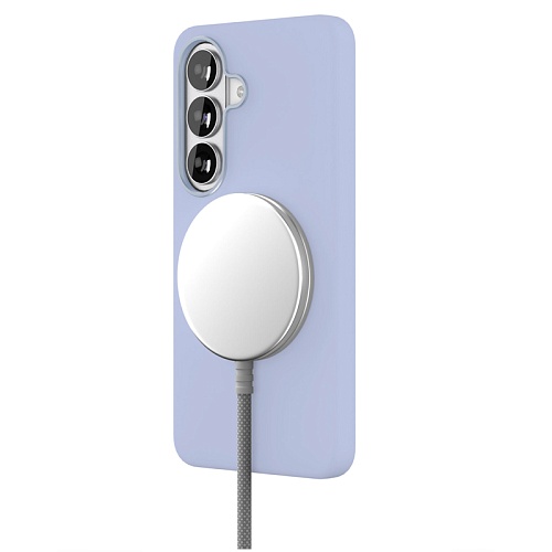Чехол Samsung Galaxy S26 VLP Aster Pro Case с MagSafe, голубой