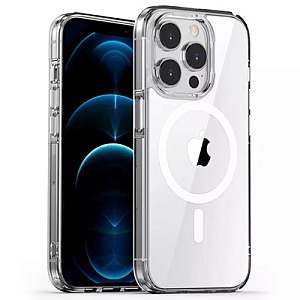 картинка Чехол iPhone 12/12 Pro Gurdini Alba Series Magsafe, прозрачный