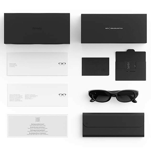 Умные Очки Meta Glasses Starfire Kylie Black Clear/Grey Transition, Размер M