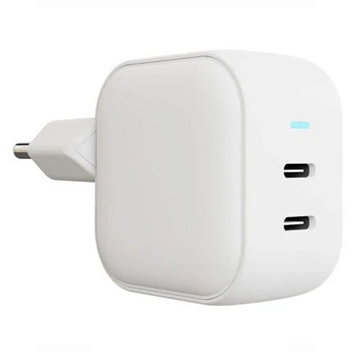 Сетевое Зарядное Устройство vlp G-Charge 45Вт USB-C+USB-C, PD, QC, белый