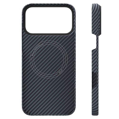 Чехол iPhone 17 Pro Max VLP Kevlar Case с MagSafe, синий