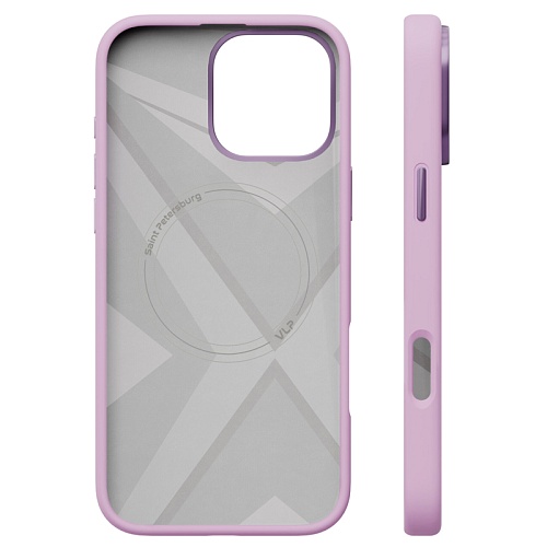 Чехол iPhone 16 Pro Max vlp Aster Pro Case с MagSafe, лавандовый