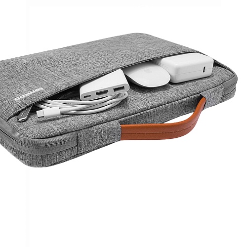 Сумка Для Ноутбука 13 Tomtoc Laptop Defender-A22 Laptop Briefcase, серый