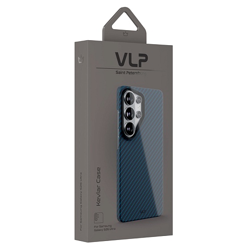 Чехол Samsung Galaxy S26 Ultra VLP Kevlar Case с MagSafe, синий
