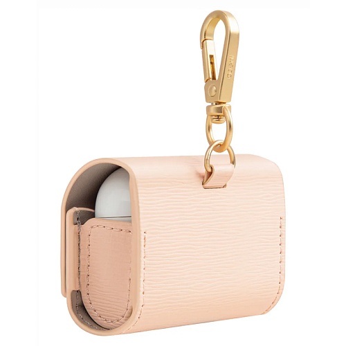 Чехол Airpods Pro 1/2/3 Uniq COEHL Mirelle Wallet case, светло-розовый