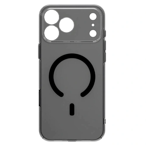 Чехол iPhone 18 Pro/17 Pro Uniq AirSuit Glossy MagSafe, дымчатый