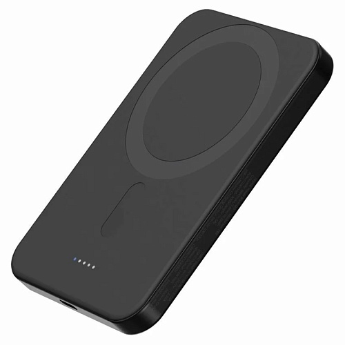 Внешний Аккумулятор Pitaka Power Bank Qi2 5000mAh, черный/серый