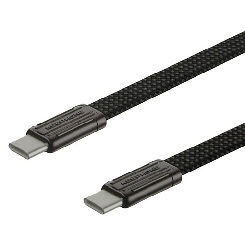 Кабель Keephone Weaveport Type-C to Type-C 60W, черный