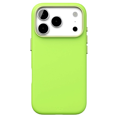Чехол iPhone 17 Pro VLP Aster Pro Case с MagSafe, лаймовый