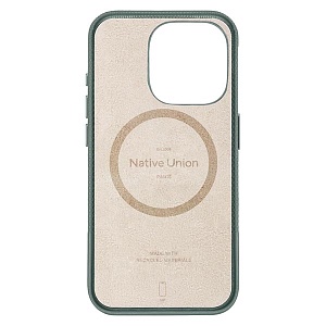 картинка Чехол iPhone 16 Pro Max Native Union Classic Case, зеленый