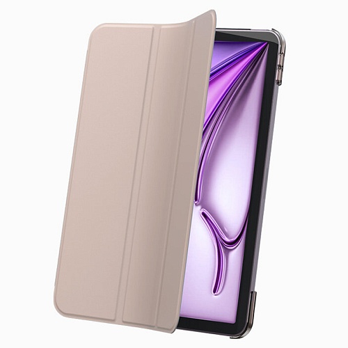 Чехол iPad 2025 (11 Gen) Keephone Leno Skin-Like Touch, розовый