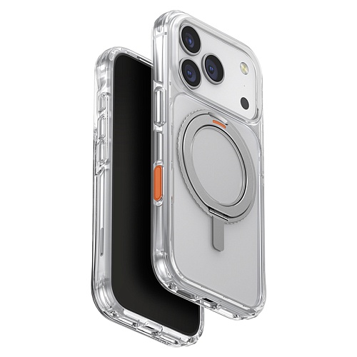 Чехол iPhone 17 Pro Max Uniq Swivix with 360-Rotating stand MagSafe, Clear