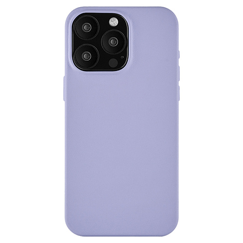 Чехол iPhone 15 Pro Max uBear Capital Laether Case MagSafe, лавандовый