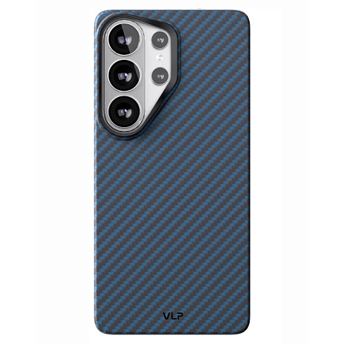 Чехол Samsung Galaxy S26 Ultra VLP Kevlar Case с MagSafe, синий