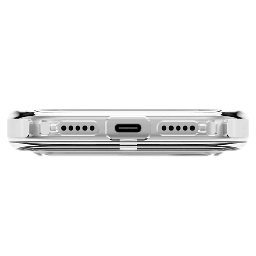 Чехол iPhone 18 Pro/17 Pro Uniq Combat Blanc MagSafe, прозрачный