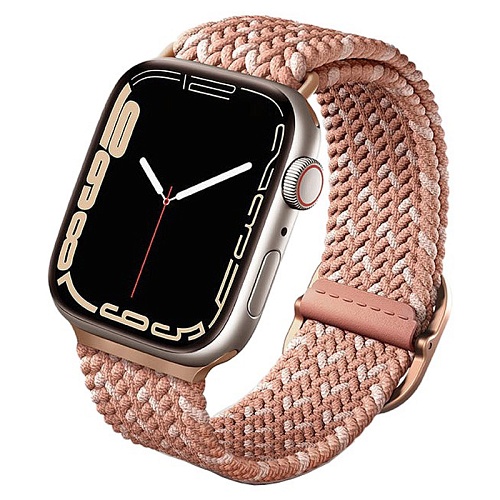 Ремешок Uniq Apple Watch 42/41/40 mm ASPEN Design strap Braided, розовый