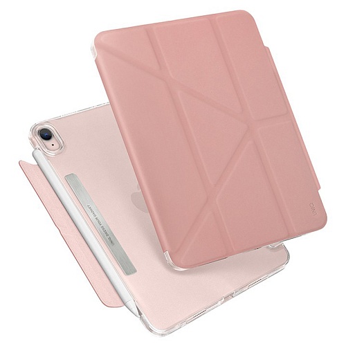 Чехол iPad Mini 6 (2021) / 7 A17 Pro (2024) Uniq Camden Anti-microbial, розовый