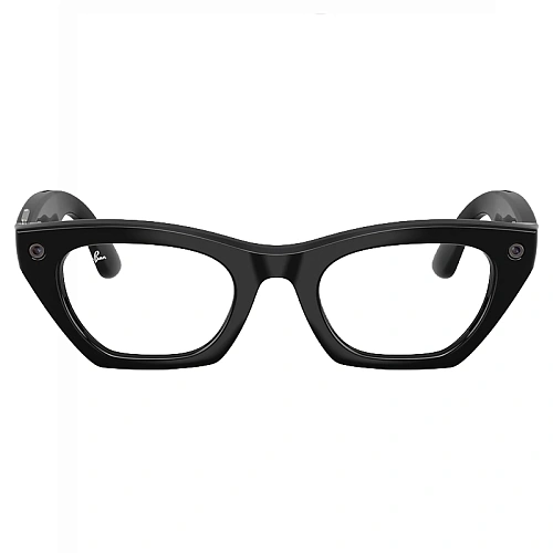 Умные Очки Ray-Ban Meta Zena Gen 3, Shiny Black, Clear/Green Transitions, Размер M
