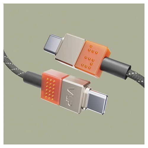 Дата-кабель vlp Neo USB-C, 100W, 1.5, серый