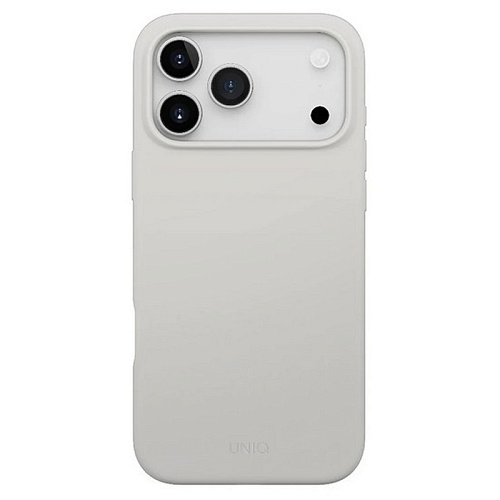 Чехол iPhone 17 Pro Max Uniq LINO Magsafe, серый