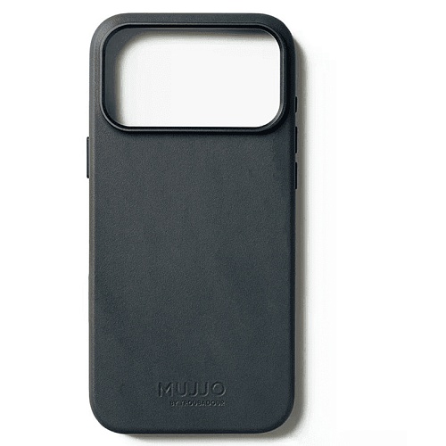 Чехол iPhone 17 Pro Max Mujjo Leather, базальт